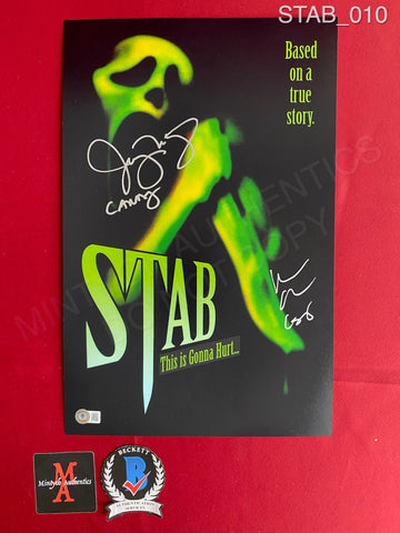 STAB_010 - 11x17 Photo Autographed By Heather Graham & Jenny McCarthy