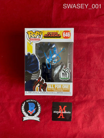 SWASEY_001 - My Hero Academia 646 All For One Big Apple Exclusive Funko Pop! Autographed By John Swasey