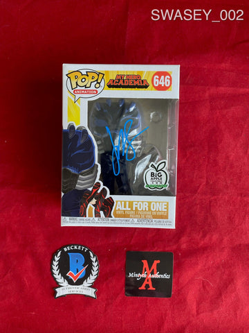 SWASEY_002 - My Hero Academia 646 All For One Big Apple Exclusive Funko Pop! Autographed By John Swasey