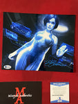 TAYLOR_023 - 8x10 Metallic Photo Autographed By Jen Taylor