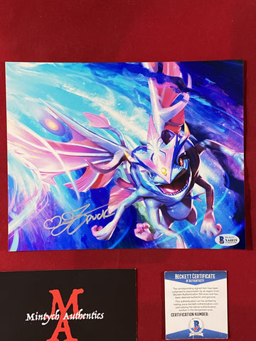 TAYLOR_056 - 8x10 Metallic Photo Autographed By Jen Taylor