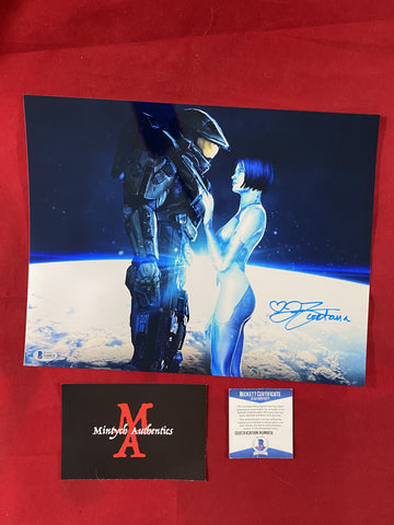 TAYLOR_072 - 11x14 Metallic Photo Autographed By Jen Taylor