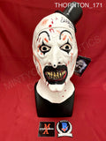 THORNTON_171 - Art The Clown (Bloody Version) Trick Or Treat Studios  Mask Autographed By David Howard Thornton