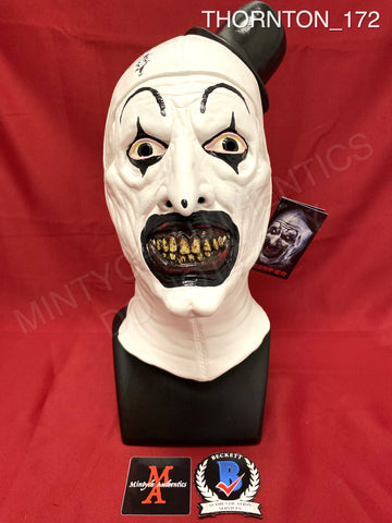 THORNTON_172 - Art The Clown (Bloody Version) Trick Or Treat Studios  Mask Autographed By David Howard Thornton