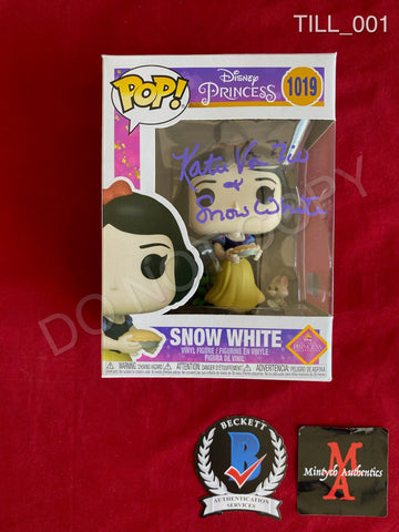 TILL_001 - Disney Princess 1019 Snow White Funko Pop! Autographed By Katie Von Till
