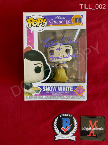 TILL_002 - Disney Princess 1019 Snow White Funko Pop! Autographed By Katie Von Till