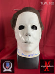 TLW_102 - Michael Myers Trick Or Treat Studios Mask Autographed By Tommy Lee Wallace