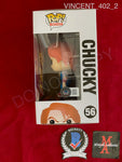 VINCENT_402 - Child's Play 56 Chucky Funko Pop! Autographed By Alex Vincent