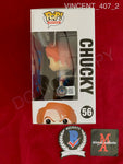 VINCENT_407 - Child's Play 56 Chucky Funko Pop! Autographed By Alex Vincent