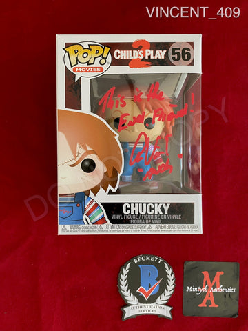 VINCENT_409 - Child's Play 56 Chucky Funko Pop! Autographed By Alex Vincent