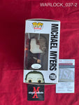 WARLOCK_037 - Halloween 1156 Michael Myers Funko Pop! Autographed By Dick Warlock