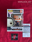 WARLOCK_037 - Halloween 1156 Michael Myers Funko Pop! Autographed By Dick Warlock