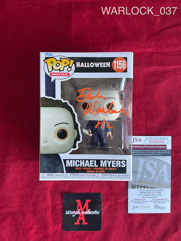WARLOCK_037 - Halloween 1156 Michael Myers Funko Pop! Autographed By Dick Warlock