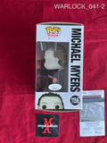 WARLOCK_041 - Halloween 1156 Michael Myers Funko Pop! Autographed By Dick Warlock