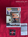 WARLOCK_041 - Halloween 1156 Michael Myers Funko Pop! Autographed By Dick Warlock