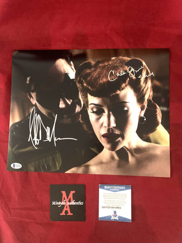 WATCHMEN_004 - 11x14 Photo Autographed By Jeffrey Dean Morgan & Carla Gugino