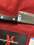 WEEKS_016 - 8" Real Butchers Knife Autographed By Kip Weeks