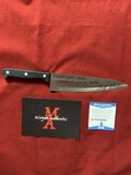 WEEKS_018 - 8" Real Butchers Knife Autographed By Kip Weeks