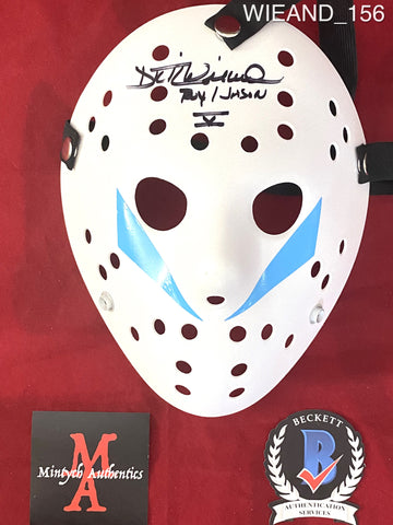 WIEAND_156 - 13X Studios Jason Voorhees Part V  Mask Autographed By Dick Wieand