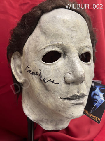WILBUR_002 - Michael Myers Halloween The Curse of Michael Myers TOTS Mask Autographed By George Wilbur