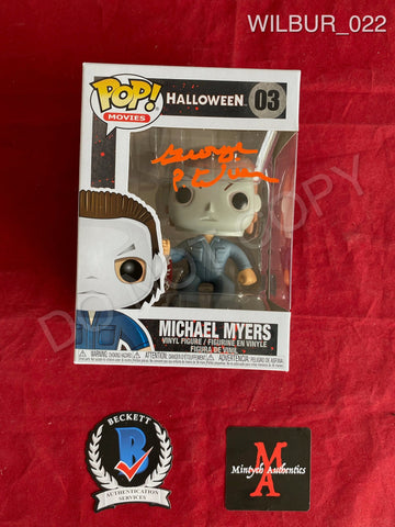 WILBUR_022 - Halloween 03 Michael Myers Funko Pop! Autographed By George Wilbur