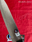 WILBUR_042 - Real 8" Blade Butchers Knife Autographed By George Wilbur