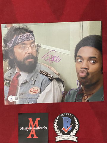 WINSLOW_002 - 8x10 Photo Autographed By Michael Winslow & Tommy Chong