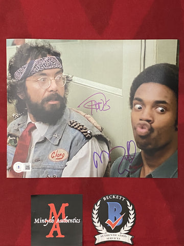 WINSLOW_007 - 8x10 Photo Autographed By Michael Winslow & Tommy Chong
