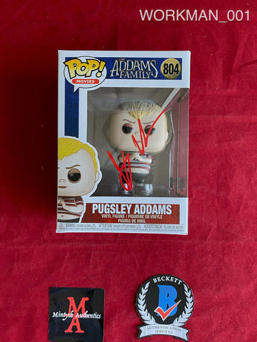 WORKMAN_001 - The Addams Family 804 Pugsley Addams Funko Pop! Autographed By Jimmy Workman
