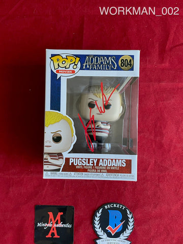 WORKMAN_002 - The Addams Family 804 Pugsley Addams Funko Pop! Autographed By Jimmy Workman