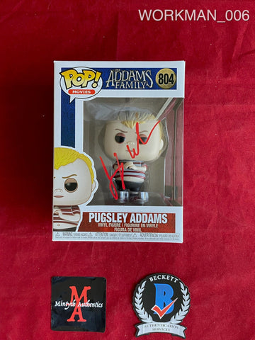 WORKMAN_006 - The Addams Family 804 Pugsley Addams Funko Pop! Autographed By Jimmy Workman