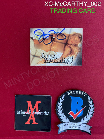 XC-McCARTHY_002 - Playboy Trading Card Autographed By Jenny McCarthy