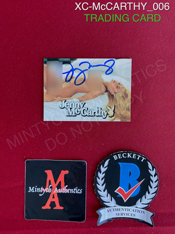 XC-McCARTHY_006 - Playboy Trading Card Autographed By Jenny McCarthy